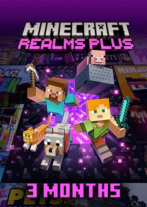 Minecraft Realms Plus 3 month subscription