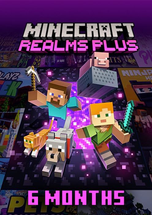Minecraft Realms Plus 6 month subscription