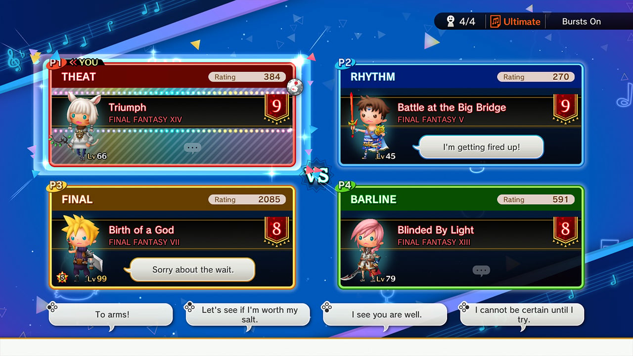 THEATRHYTHM FINAL BAR LINE Switch