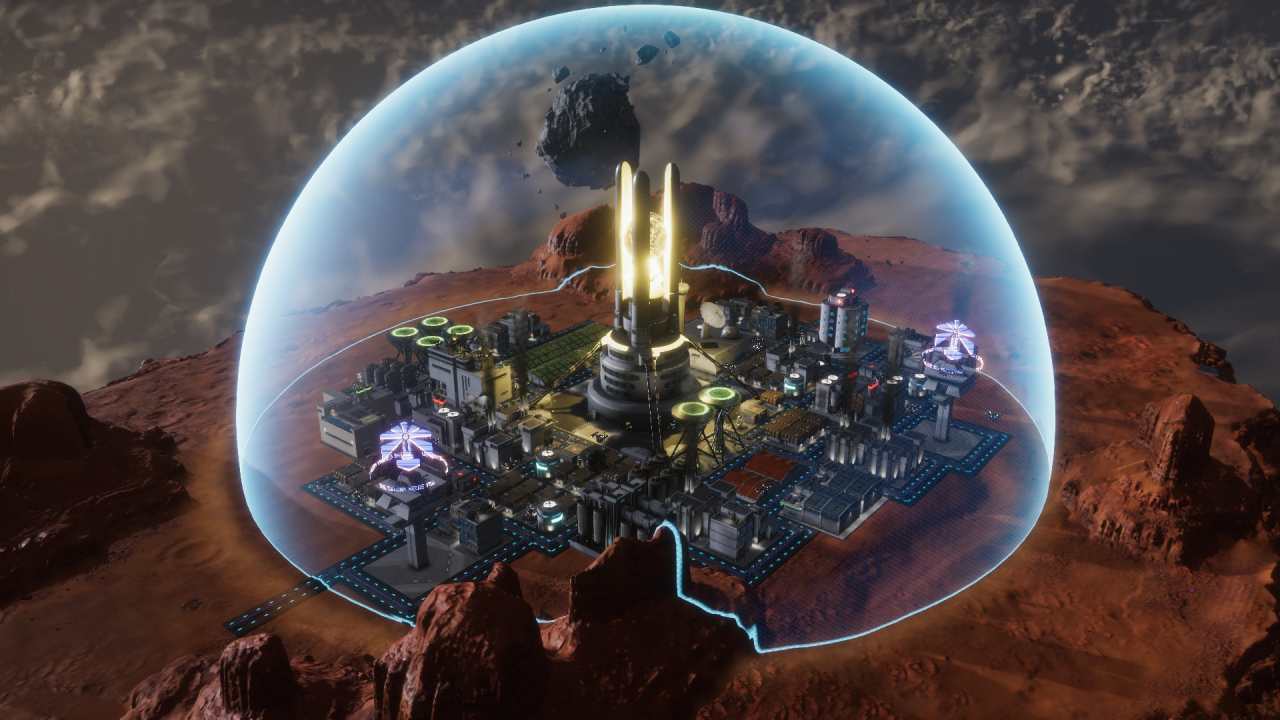 Sphere Flying Cities