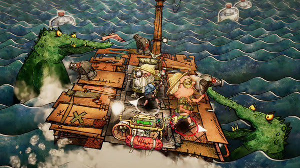 Trash Sailors: Co Op Trash Raft Simulator