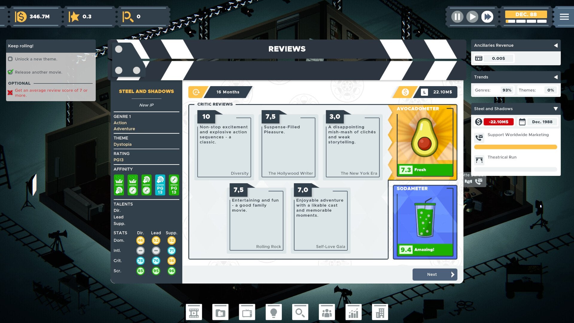 The Executive Movie Industry Tycoon