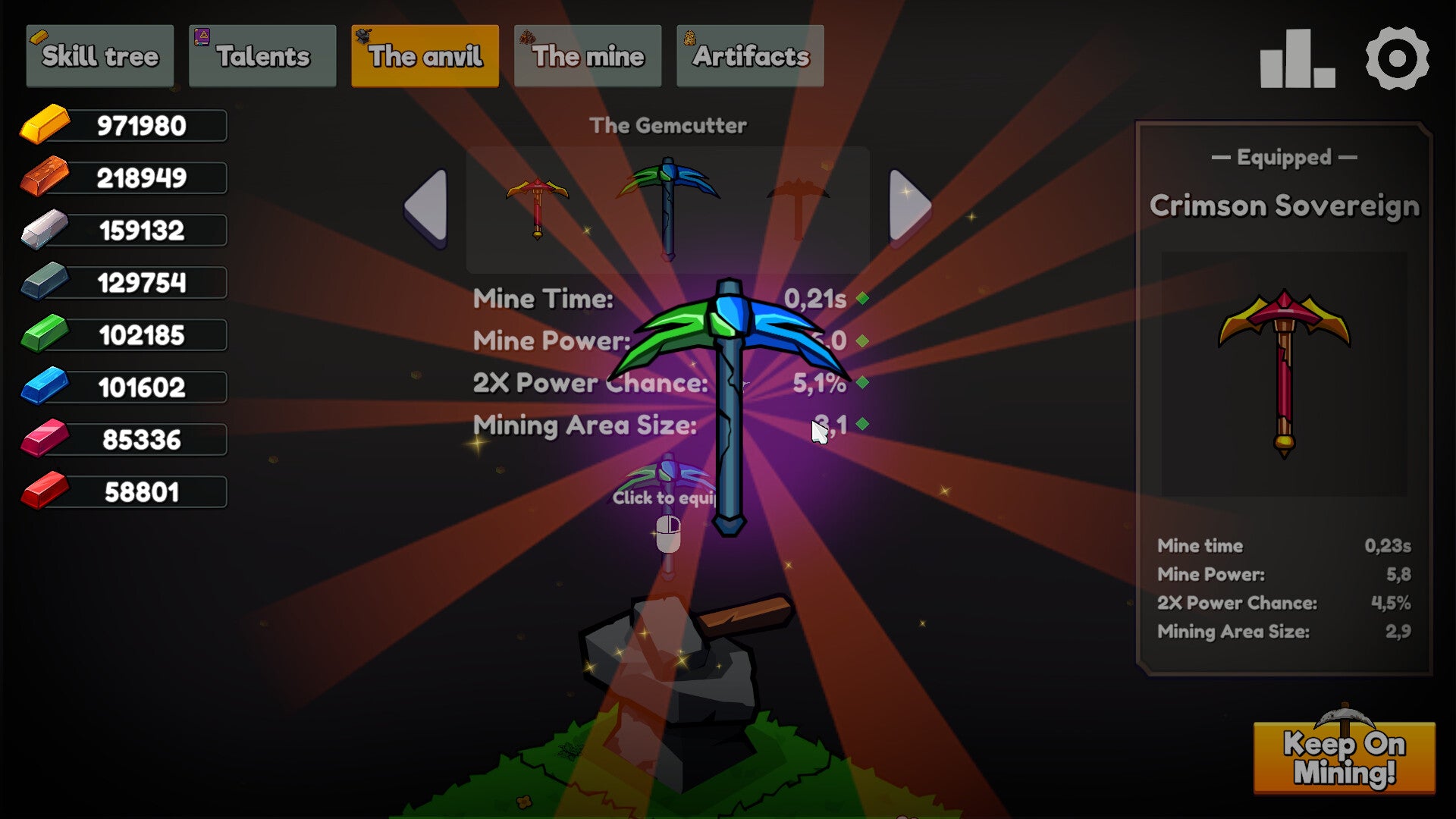 Keep on Mining!