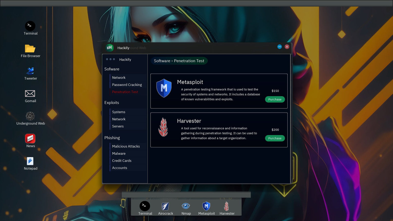 Anonymous Hacker Simulator — image 1