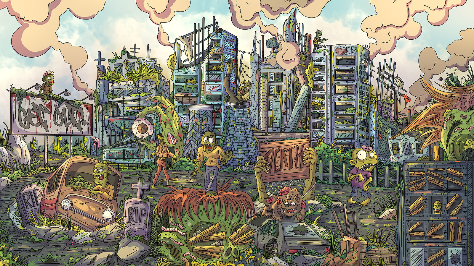 100 Zombie Cats — image 2